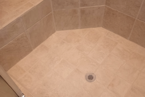 Clean shower tile and restored grout after professional cleaning in Port Charlotte Florida
