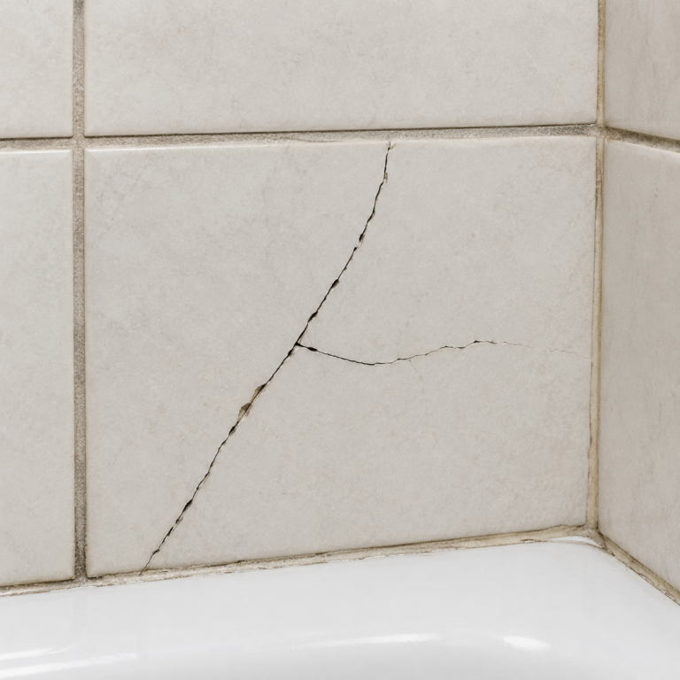 Cracked Tile - Before